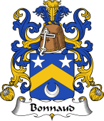 Coat of Arms from France for Bonnaud or Bonnault