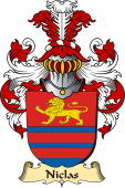 v.23 Coat of Family Arms from Germany for Niclas