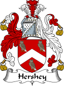 English Coat of Arms for Hersey or Hershey