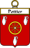 French Coat of Arms Badge for Pottier