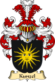 v.23 Coat of Family Arms from Germany for Kunzel