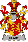 Irish Coat of Arms for Clary or O'Clary