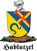 German shield on a mount for Hablutzel