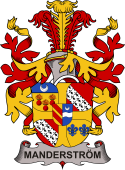 Swedish Coat of Arms for Manderström