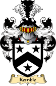 English Coat of Arms (v.23) for the family Kemble