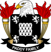 Coat of arms used by the Paddy family in the United States of America