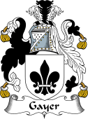 English Coat of Arms for Gayer