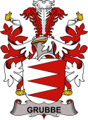 Coat of arms used by the Danish family Grubbe