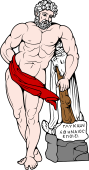 Gods and Goddesses Clipart image: Hercules