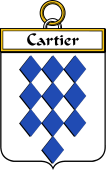 French Coat of Arms Badge for Cartier