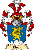 v.23 Coat of Family Arms from Germany for Kiner