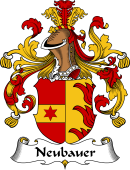 German Wappen Coat of Arms for Neubauer