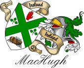 Sept (Clan) Coat of Arms from Ireland for MacHugh