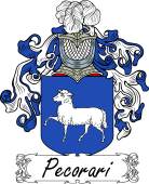 Araldica Italiana Coat of arms used by the Italian family Pecorari