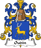 Coat of Arms from France for Odin or Oudin