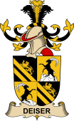 Republic of Austria Coat of Arms for Deiser de Sillbach