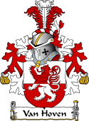 Dutch Coat of Arms for Van Hoven