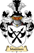 English Coat of Arms (v.23) for the family Maddison