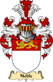 English Coat of Arms (v.23) for the family Noble