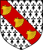 English Family Shield for Wensley or Wendesley