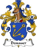 German Wappen Coat of Arms for Dessauer