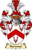 English Coat of Arms (v.23) for the family Harwood