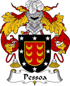 Portuguese Coat of Arms for Pessoa