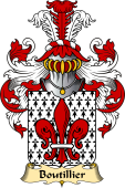 French Family Coat of Arms (v.23) for Boutillier
