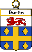 French Coat of Arms Badge for Burtin