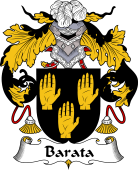 Portuguese Coat of Arms for Barata