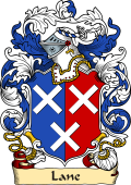 English or Welsh Family Coat of Arms (v.23) for Lane (London, 1695)