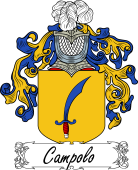 Araldica Italiana Coat of arms used by the Italian family Campolo