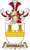 Republic of Austria Coat of Arms for Grünbach