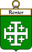 French Coat of Arms Badge for Renier