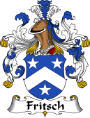 German Wappen Coat of Arms for Fritsch