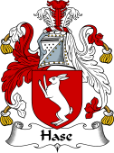 English Coat of Arms for the family Hase