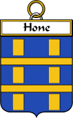 Irish Badge for Hone or O'Hone