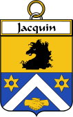 French Coat of Arms Badge for Jacquin