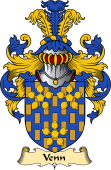 English Coat of Arms (v.23) for the family Venn