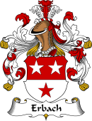 German Wappen Coat of Arms for Erbach