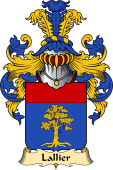 French Family Coat of Arms (v.23) for Lallier