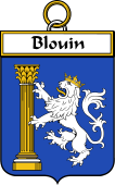 French Coat of Arms Badge for Blouin