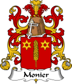 Coat of Arms from France for Monier
