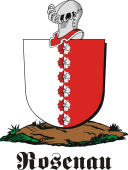 German shield on a mount for Rosenau
