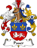 German Wappen Coat of Arms for Pauer
