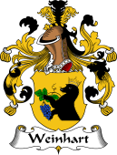 German Wappen Coat of Arms for Weinhart