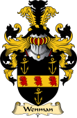 English Coat of Arms (v.23) for the family Wayneman or Wenman