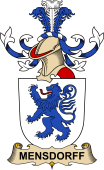 Republic of Austria Coat of Arms for Mensdorff (Pouilly)
