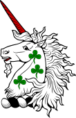 Family crest from Ireland for Godley (Leitrim)