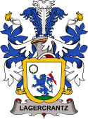 Swedish Coat of Arms for Lagercrantz